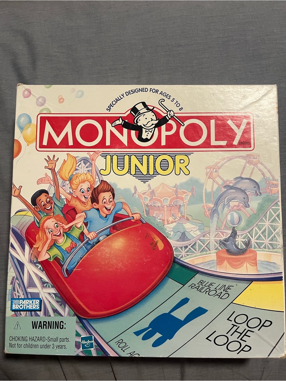 Vintage 90’s Monopoly Junior Kids Board Game - Red Edition